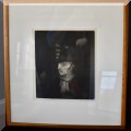 A10. Carl Pickhardt aquatint entitled "Nocturne" 20"h x 19"w 